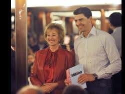 Letizia Moratti e Andrea Berton